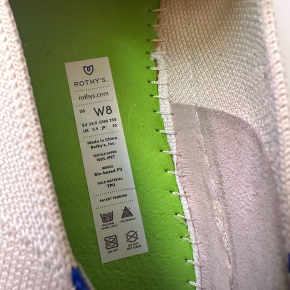 Rothy’s The Original Slip On Women's Sneaker Vanilla Bean~8 - Picture 8 of 8